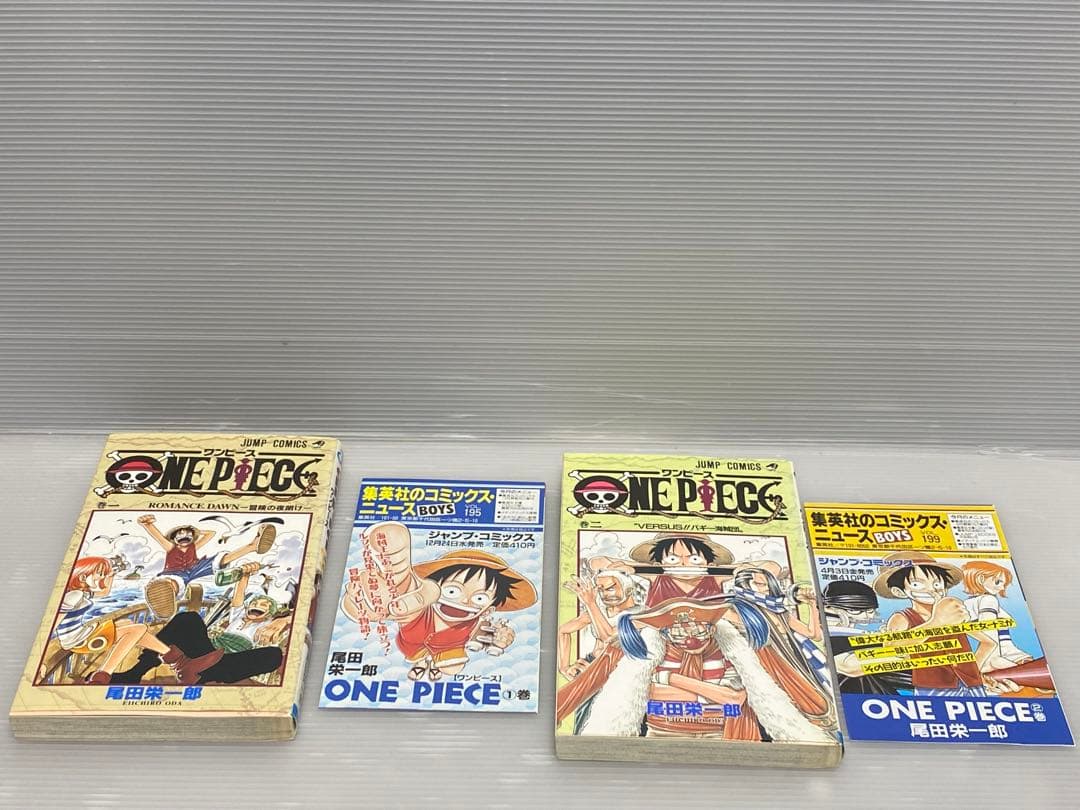 【初版】ONE PIECE 1巻 2巻 セット　チラシ付き