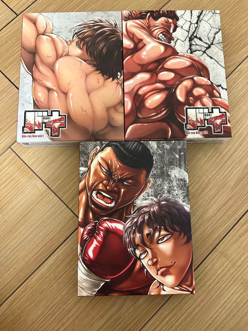 バキ ブルーレイBOX vol.1&2. 大擂台賽編 Blu-ray〈各3枚組〉