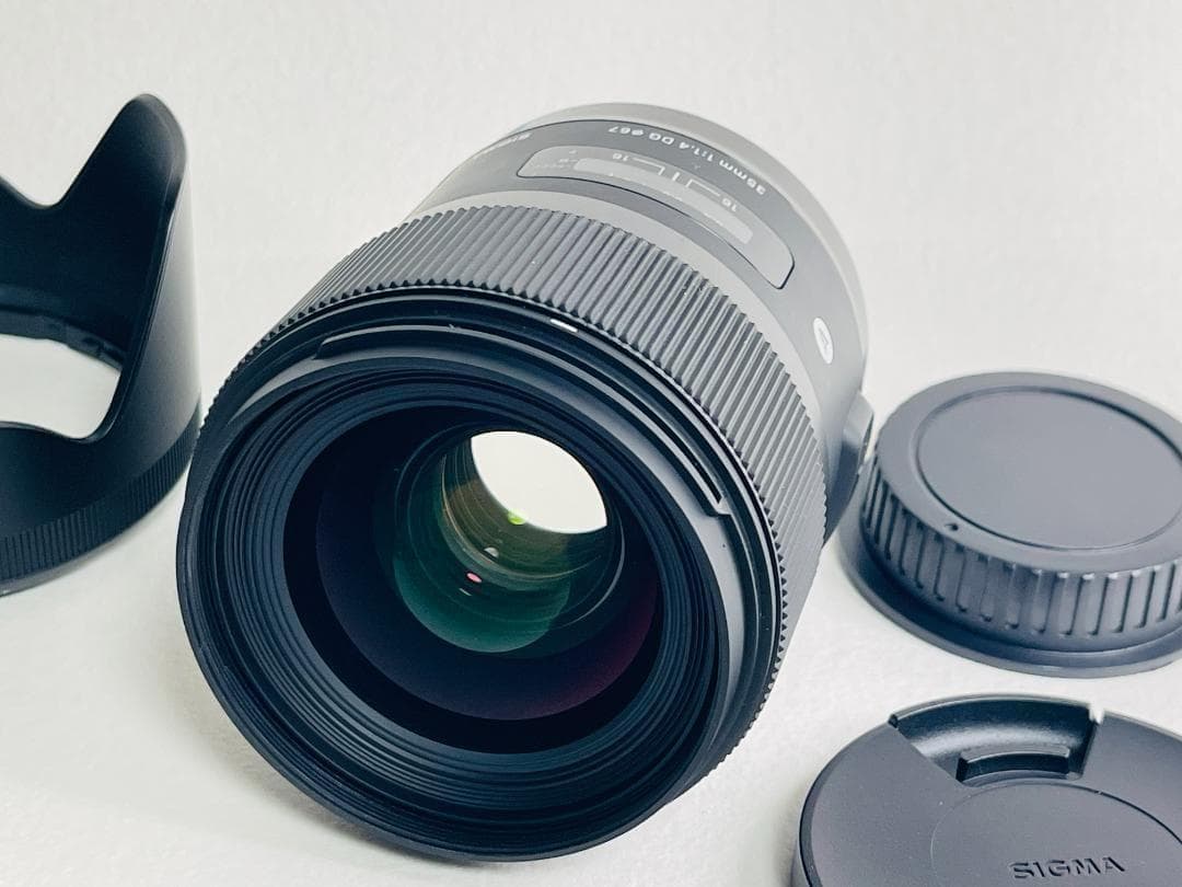キャノン用 Sigma シグマ 35mm F1.4 DG HSM 単焦点レンズ