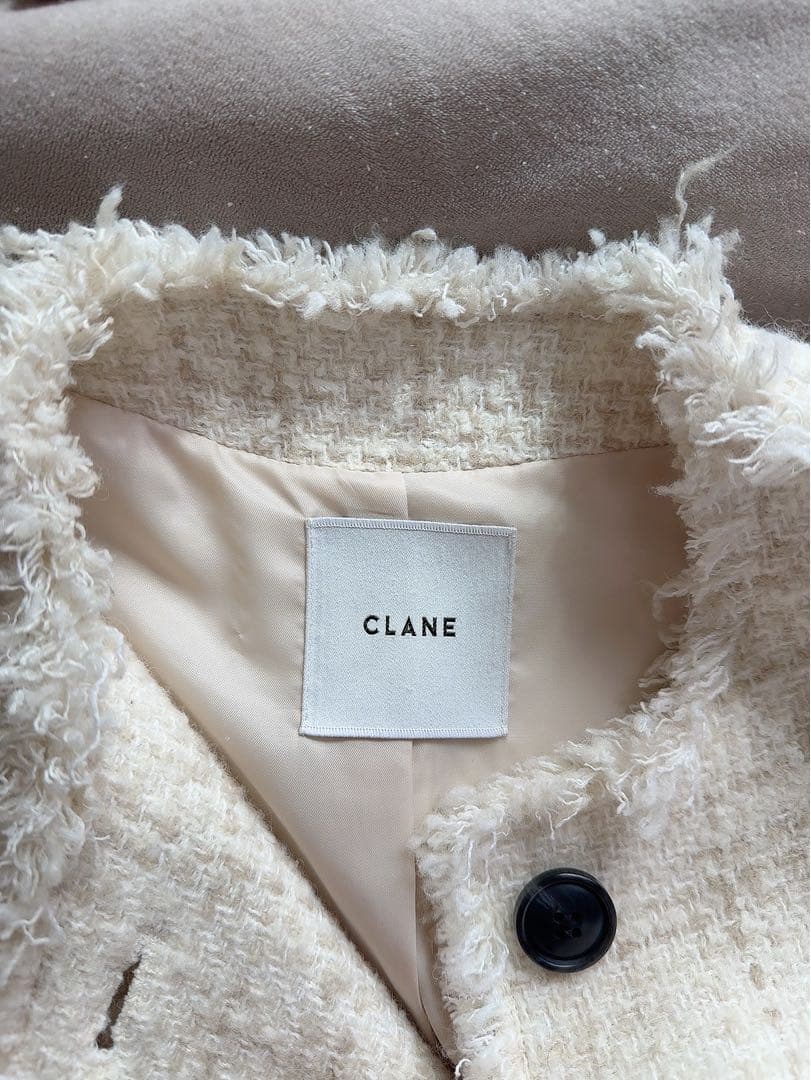 (正規品)clane CLANE NO COLOR TWEED JACKET
