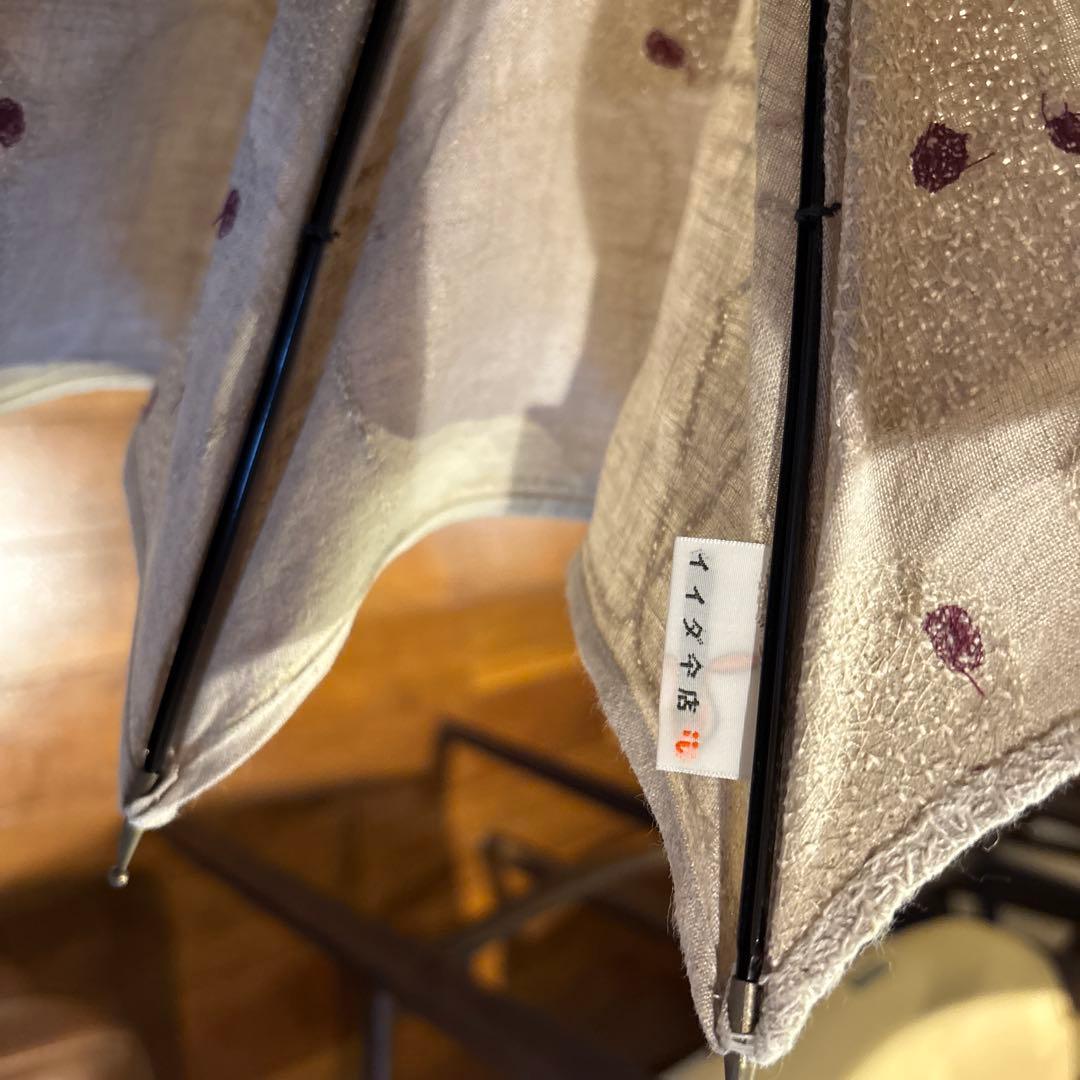 イイダ傘店　日傘　ぶどうパン　UVカット