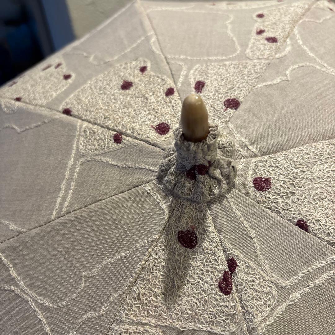 イイダ傘店　日傘　ぶどうパン　UVカット