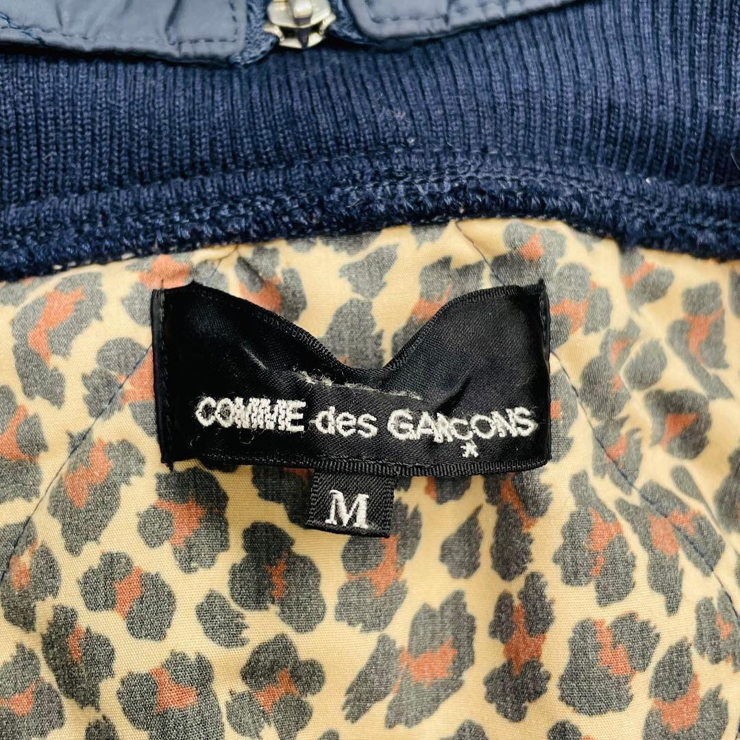 コムデギャルソン 中綿キルティングコート M 2way AD2019 レオパード