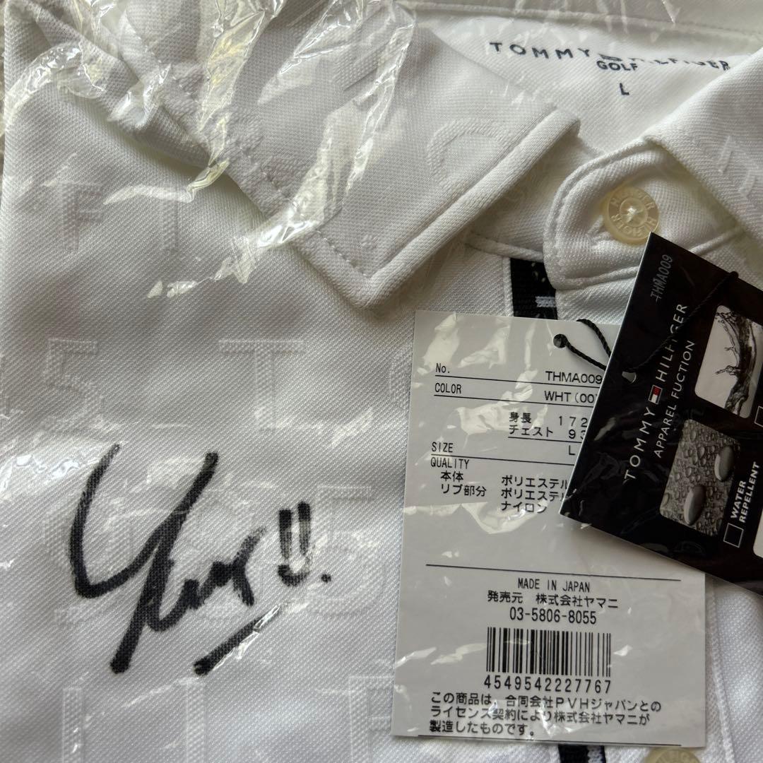 TOMY  ポロシャツ　吉田優利プロ直筆サイン入り