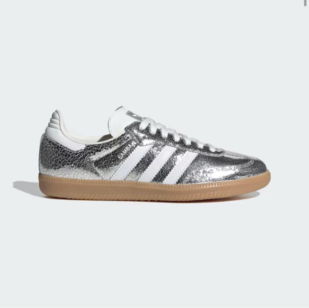 adidas SAMBA シルバー　サンバ アディダス 24cm