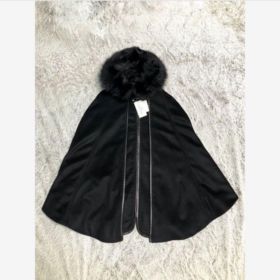 新品タグ付き　内モンゴル産 カシミヤ100％フォックスファートリミングフード