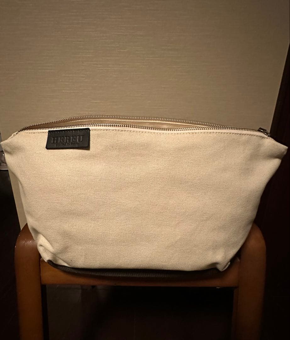 へリューストローとレザーのかごバッグ　未使用品