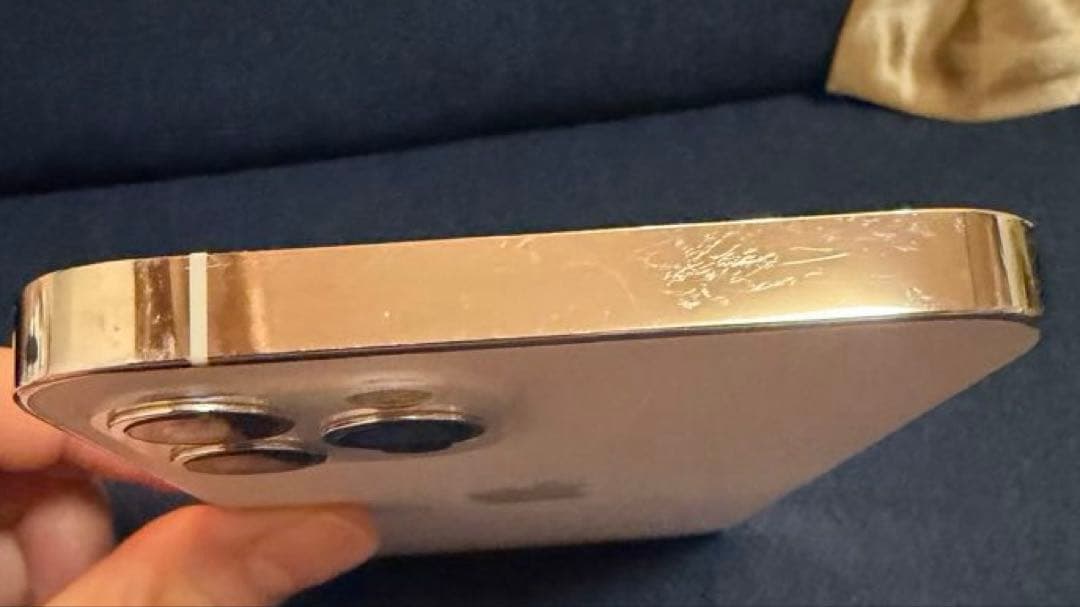 iPhone12pro シルバー　SIMフリー　背面割れ有　256GB