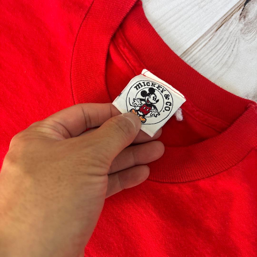 【さそり】Mickeyお座りミッキーTシャツ L