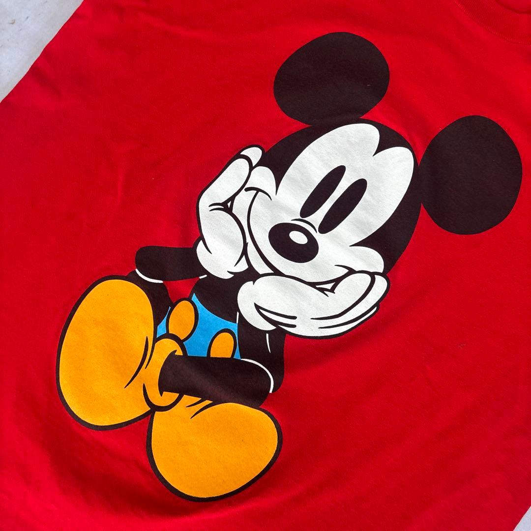【さそり】Mickeyお座りミッキーTシャツ L