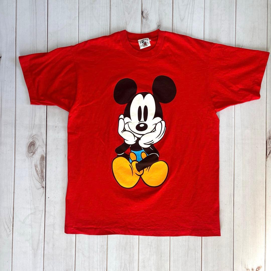 【さそり】Mickeyお座りミッキーTシャツ L