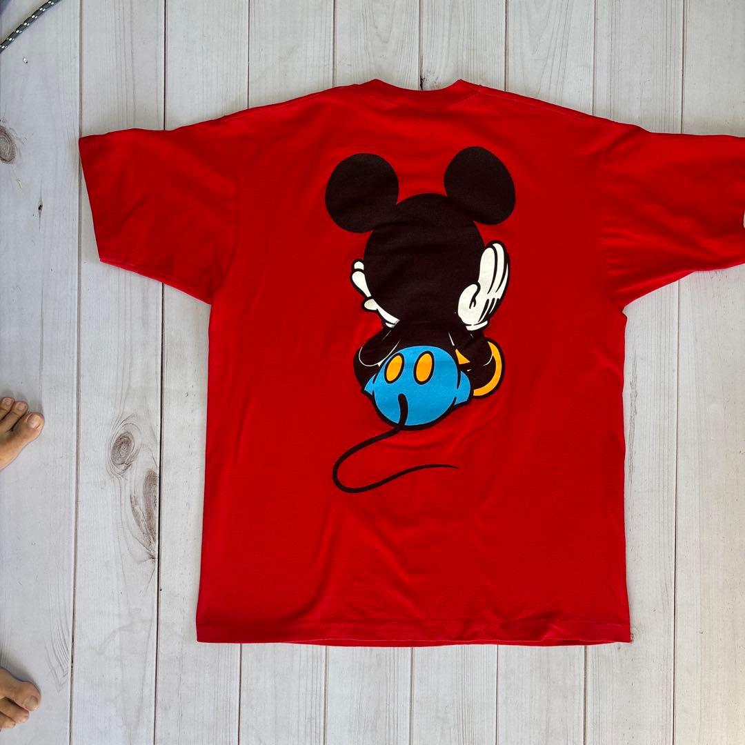 【さそり】Mickeyお座りミッキーTシャツ L