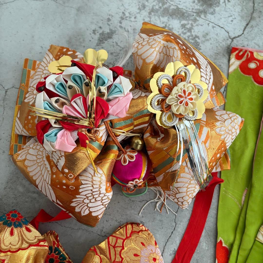 アンティーク着物7枚と作り帯2点セットおまとめ