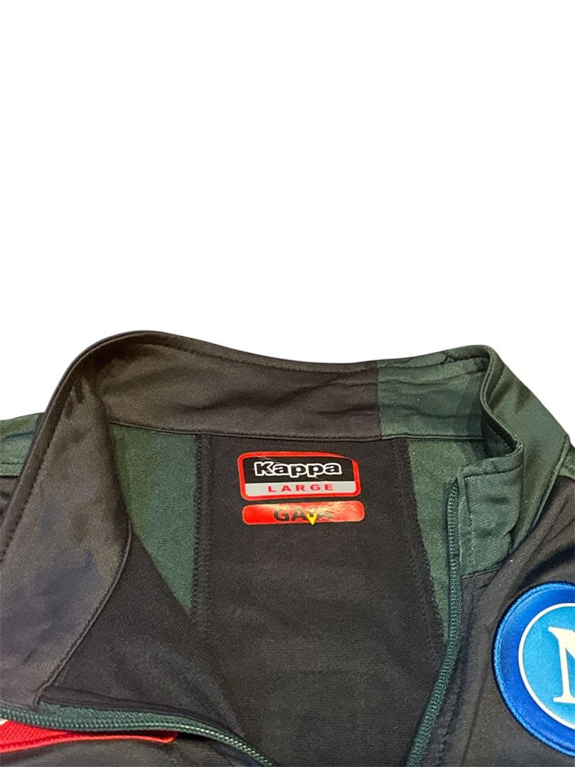 【特価】ナポリ Kappa ジャージ L 黒