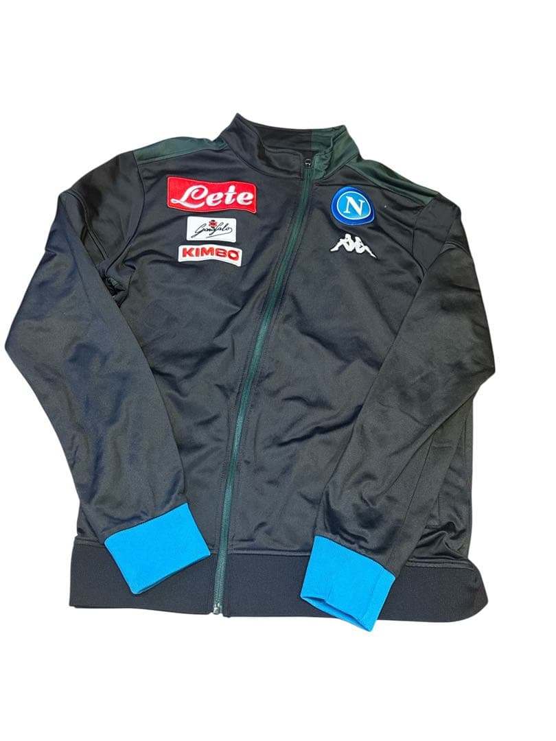【特価】ナポリ Kappa ジャージ L 黒