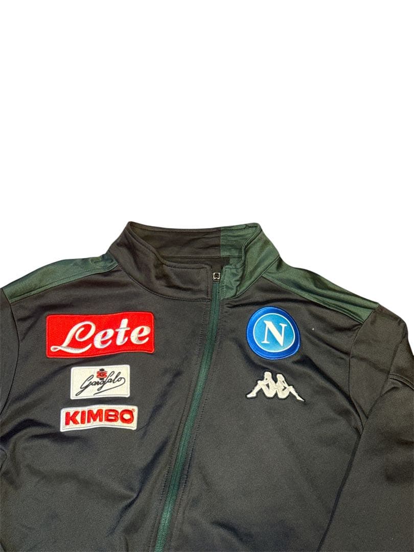 【特価】ナポリ Kappa ジャージ L 黒
