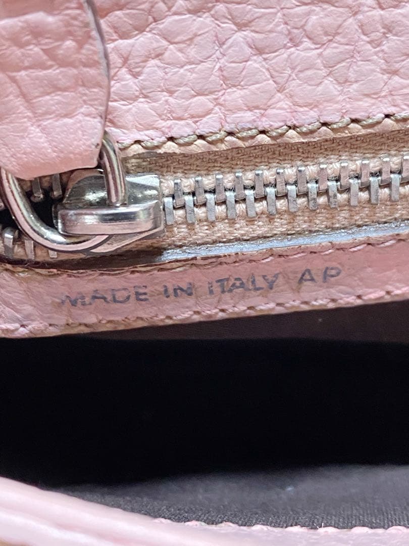 春色セールTOD'S トッズ ショルダーバッグ ピンク 訳あり特価 保存袋付き