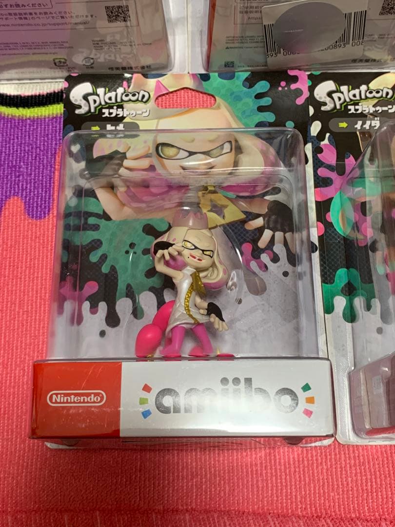 新品未開封　アミーボ　スプラトゥーン2 タコ　ヒメ　イイダ　テンタクルズ
