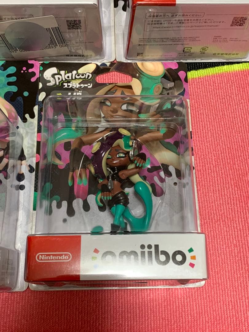 新品未開封　アミーボ　スプラトゥーン2 タコ　ヒメ　イイダ　テンタクルズ
