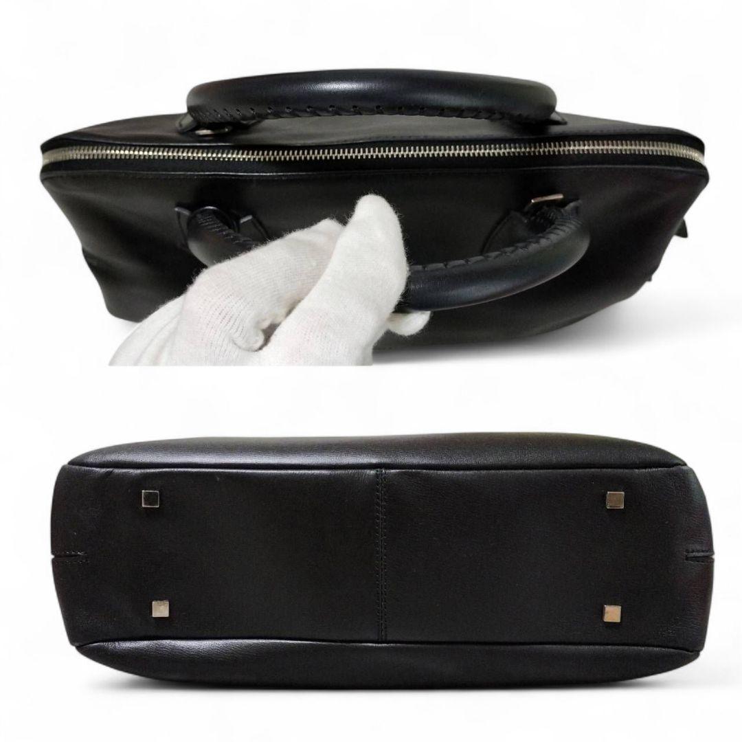 【美品】 BALLY バリー ハンドバック ビジネスバック Bロゴ 錠付 袋付き