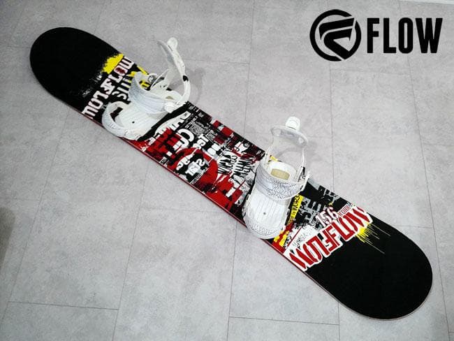 FLOW フロー スノーボード 2点セット 156cm SIMSビンディング付き