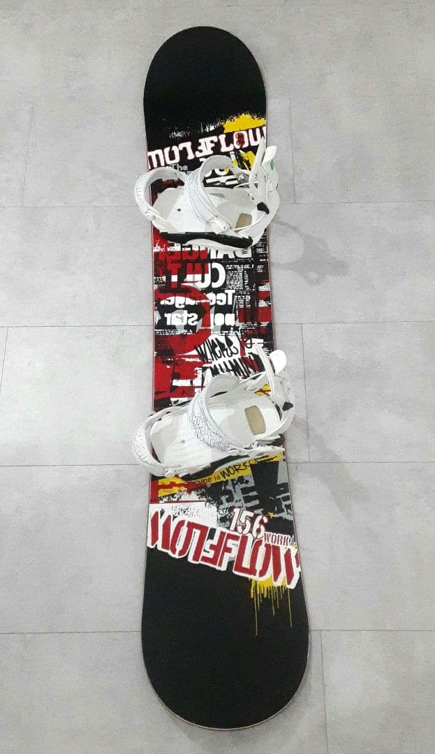 FLOW フロー スノーボード 2点セット 156cm SIMSビンディング付き