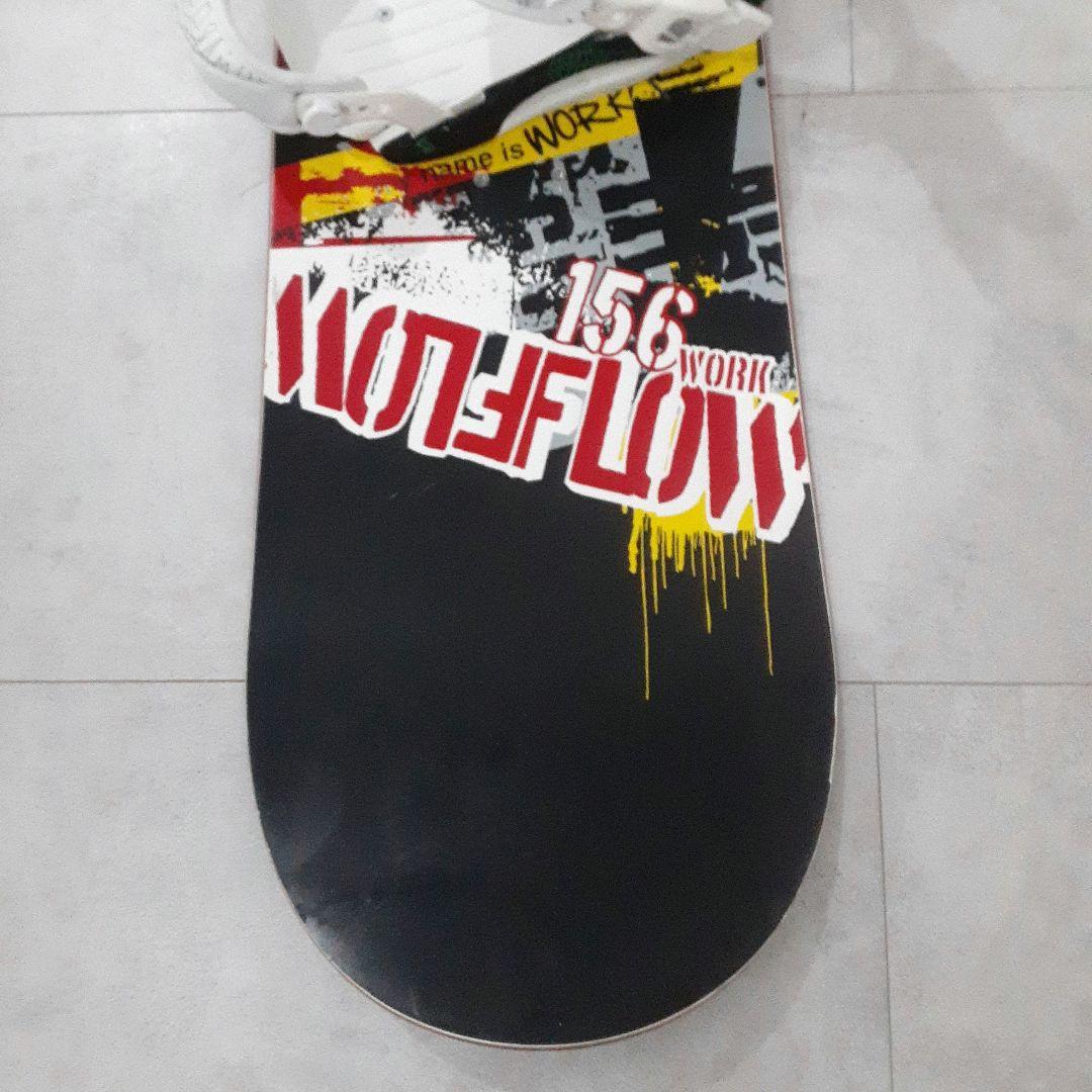 FLOW フロー スノーボード 2点セット 156cm SIMSビンディング付き