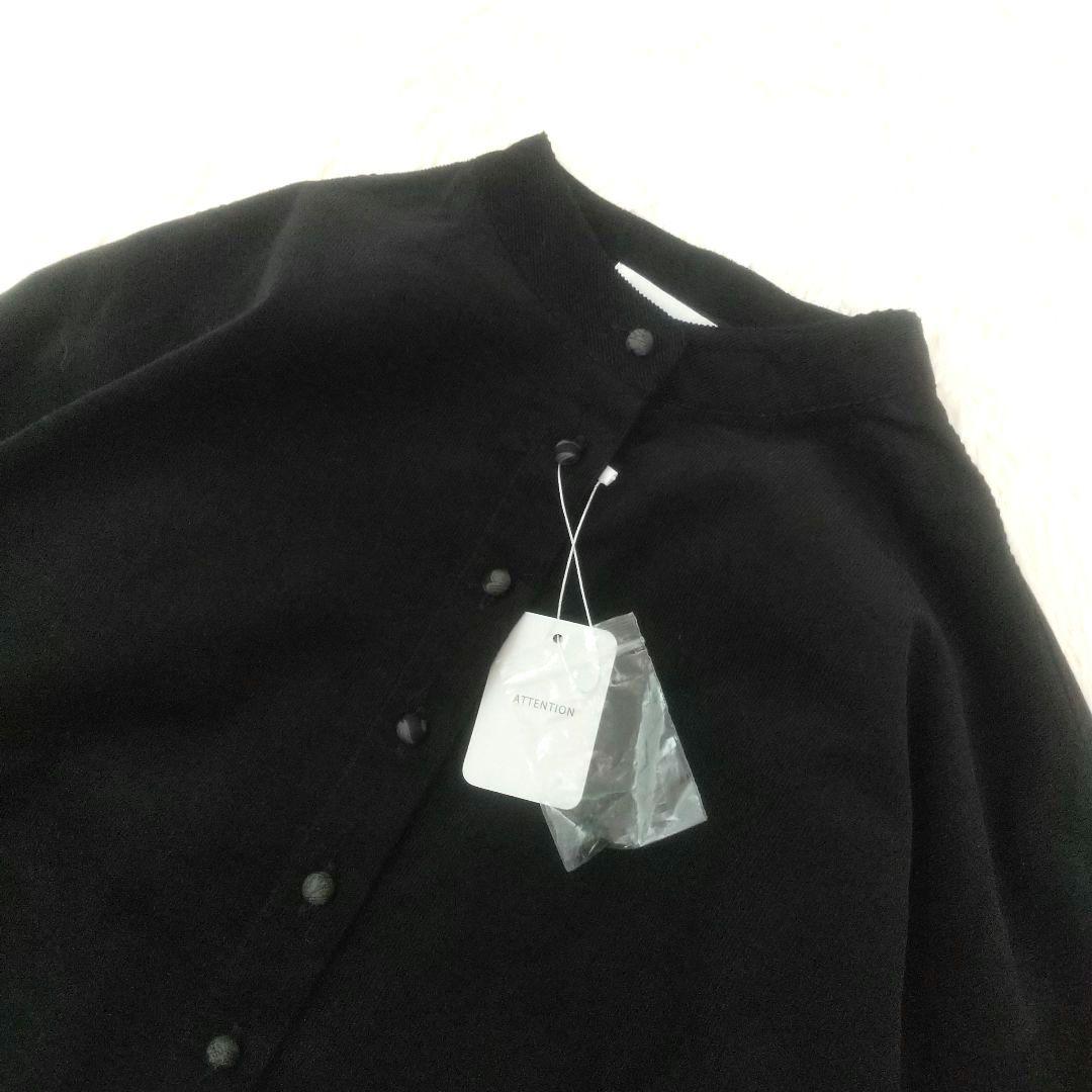 sosotto ソソット 袖裏リバティギャザーワンピース ブラック フリー