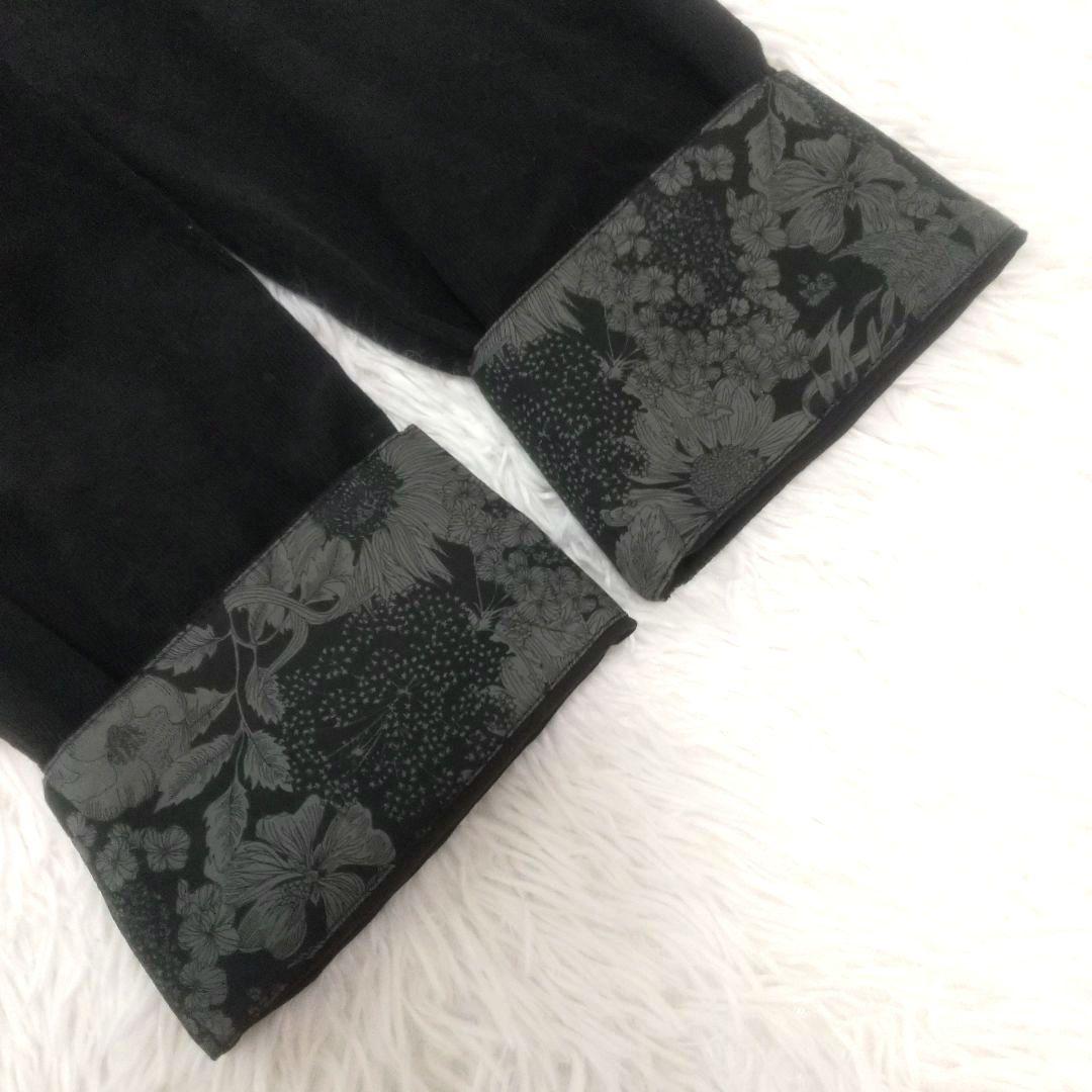 sosotto ソソット 袖裏リバティギャザーワンピース ブラック フリー