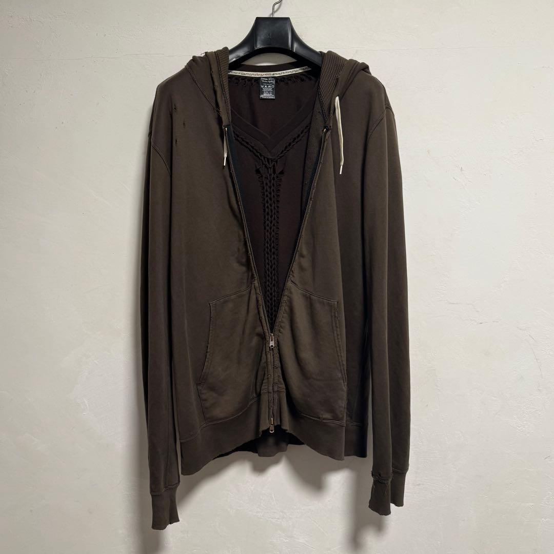 トップス 07SS ABOUT A BOY Braided Mesh V-neck T