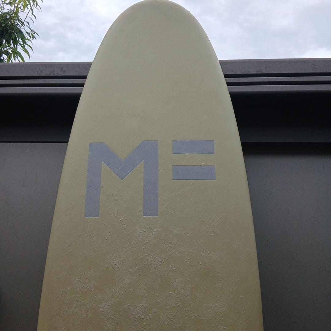 ロングボードミックファニングMiCソフトボード８f　FCSⅡソフトフィン３本付き