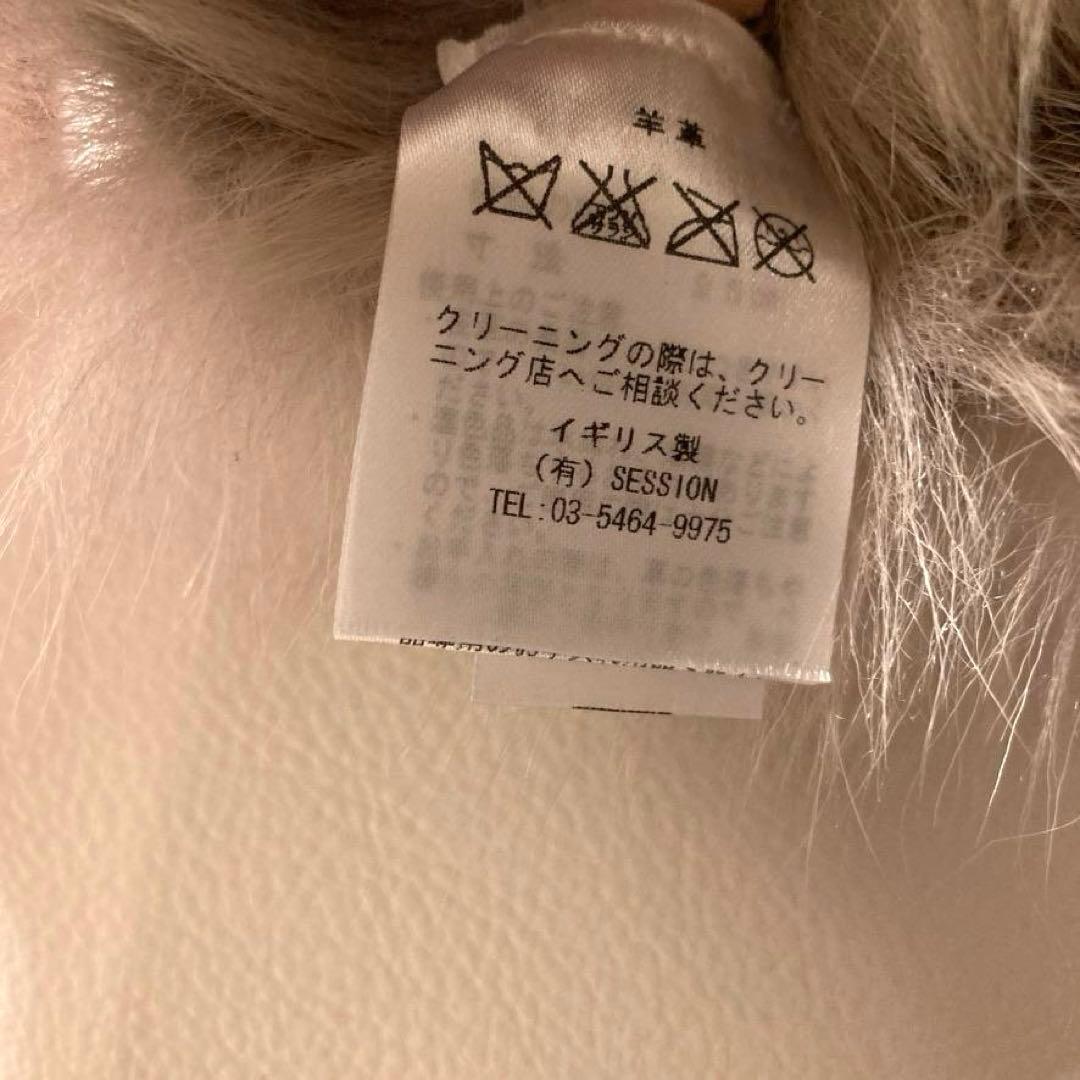 ま*ち様 【未使用級】カールドノヒュー　ラムスキン ムートングローブ アームウォ