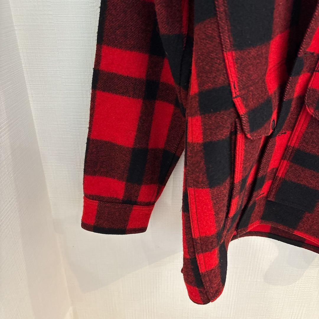 H*f様 80s FILSON マッキーノクルーザージャケット　40 レッド×ブ