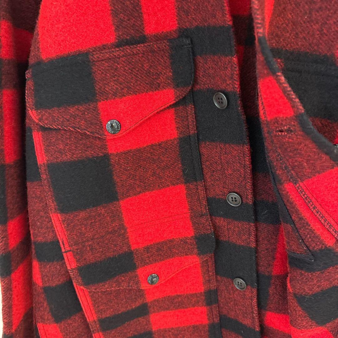 H*f様 80s FILSON マッキーノクルーザージャケット　40 レッド×ブ