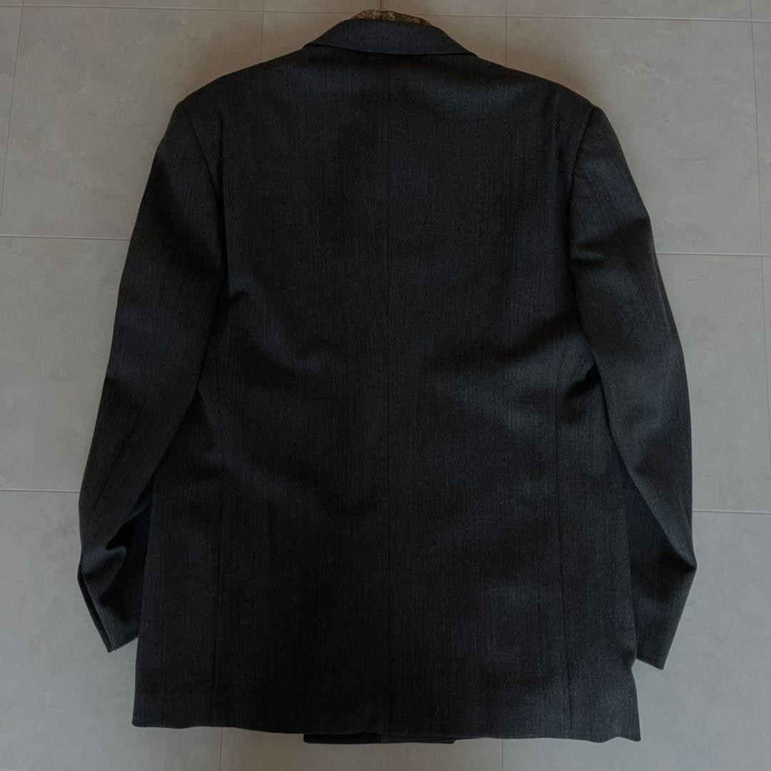 極美品✨豪華５点セット✨イタリア製ダブルスーツVERSACEネクタイ　ピンズ