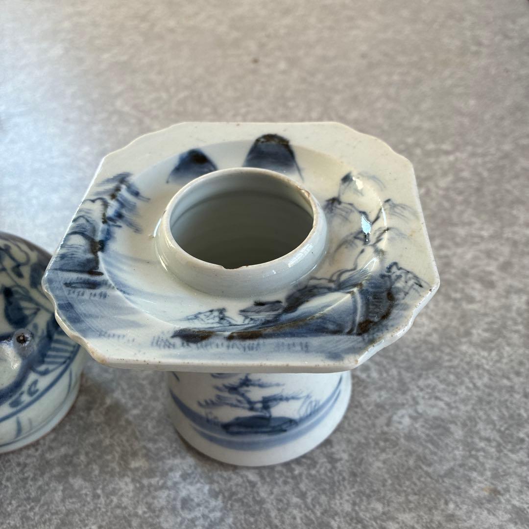 古伊万里盃台三種