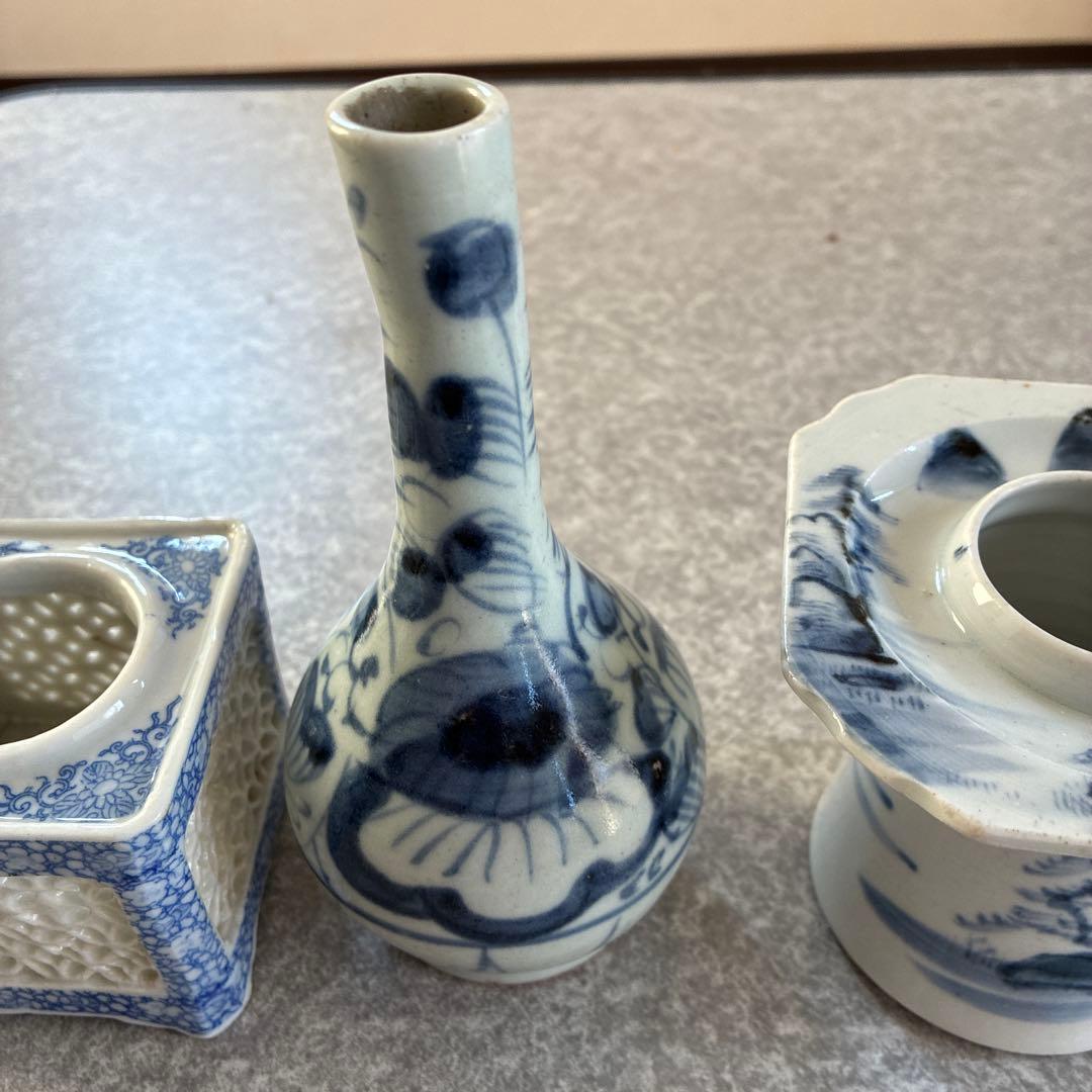 古伊万里盃台三種