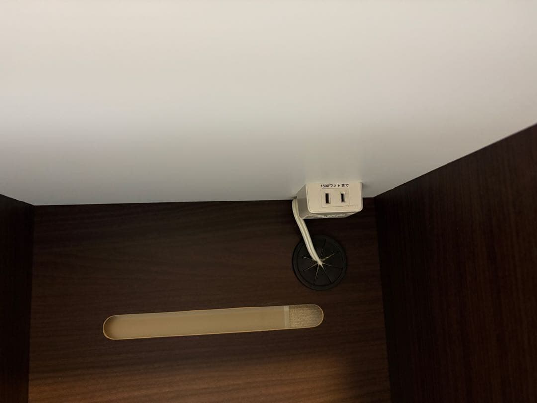 ニトリ　キッチンカウンター　天板付き　ダークブラウン