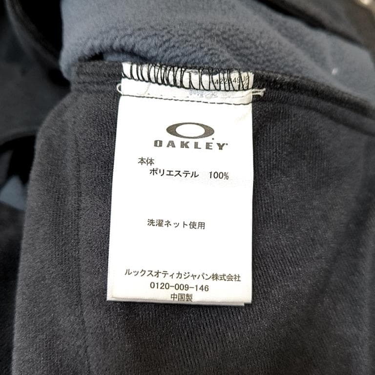 ◆オークリー ゴルフ　メンズ　冬用パンツ　大スカルロゴ刺繍　36サイズ　ブラック