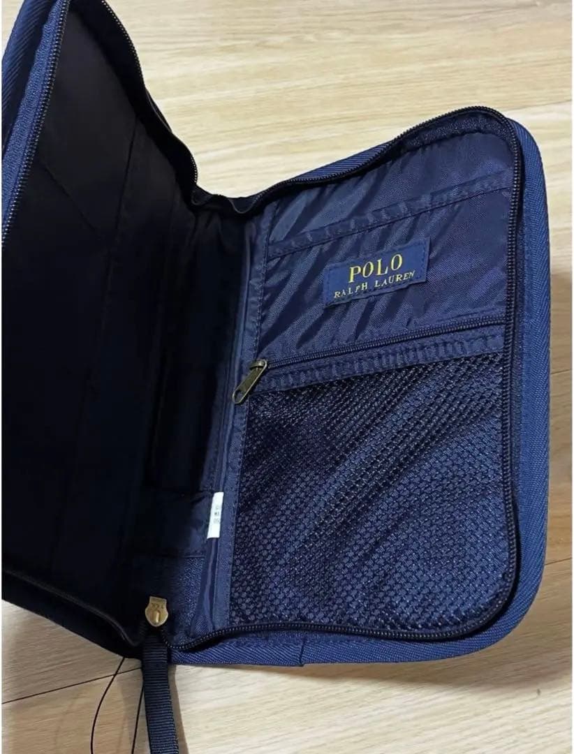 Polo Ralph Lauren 母子手帳ケース ネイビー系チェック