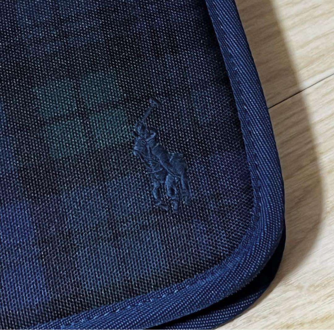 Polo Ralph Lauren 母子手帳ケース ネイビー系チェック
