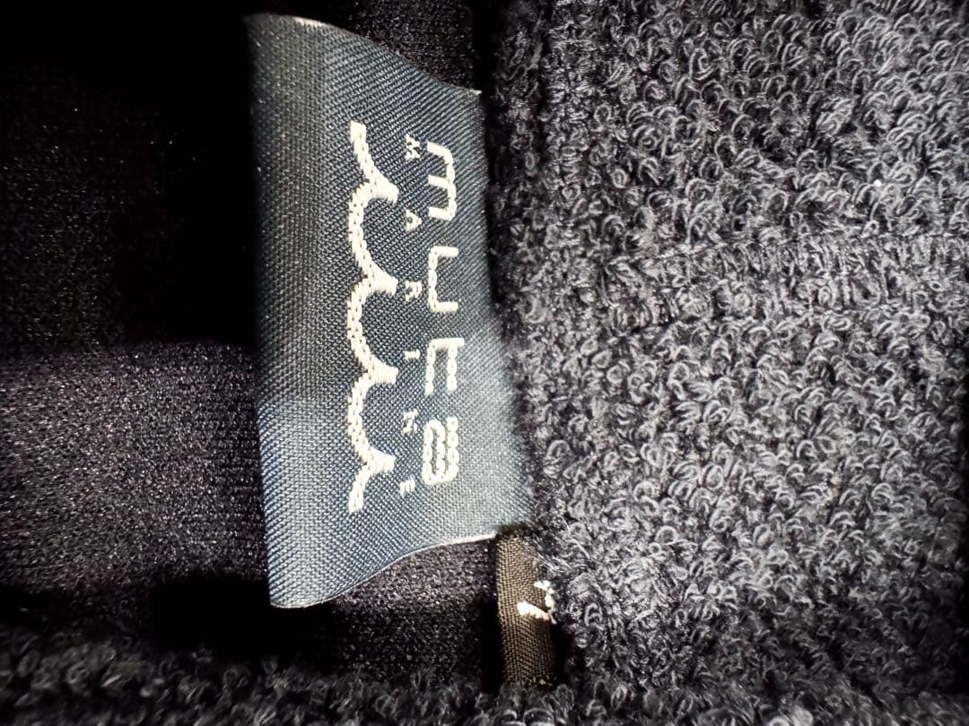 muta MARINE バイアスラッチパイル プルオーバーパーカー