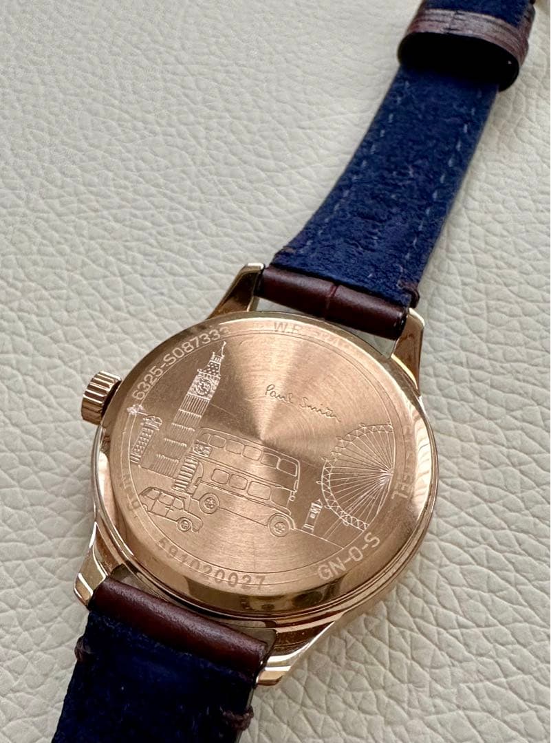 ポールスミス the city ビッグベン ロンドンアイ 腕時計 ゴールド