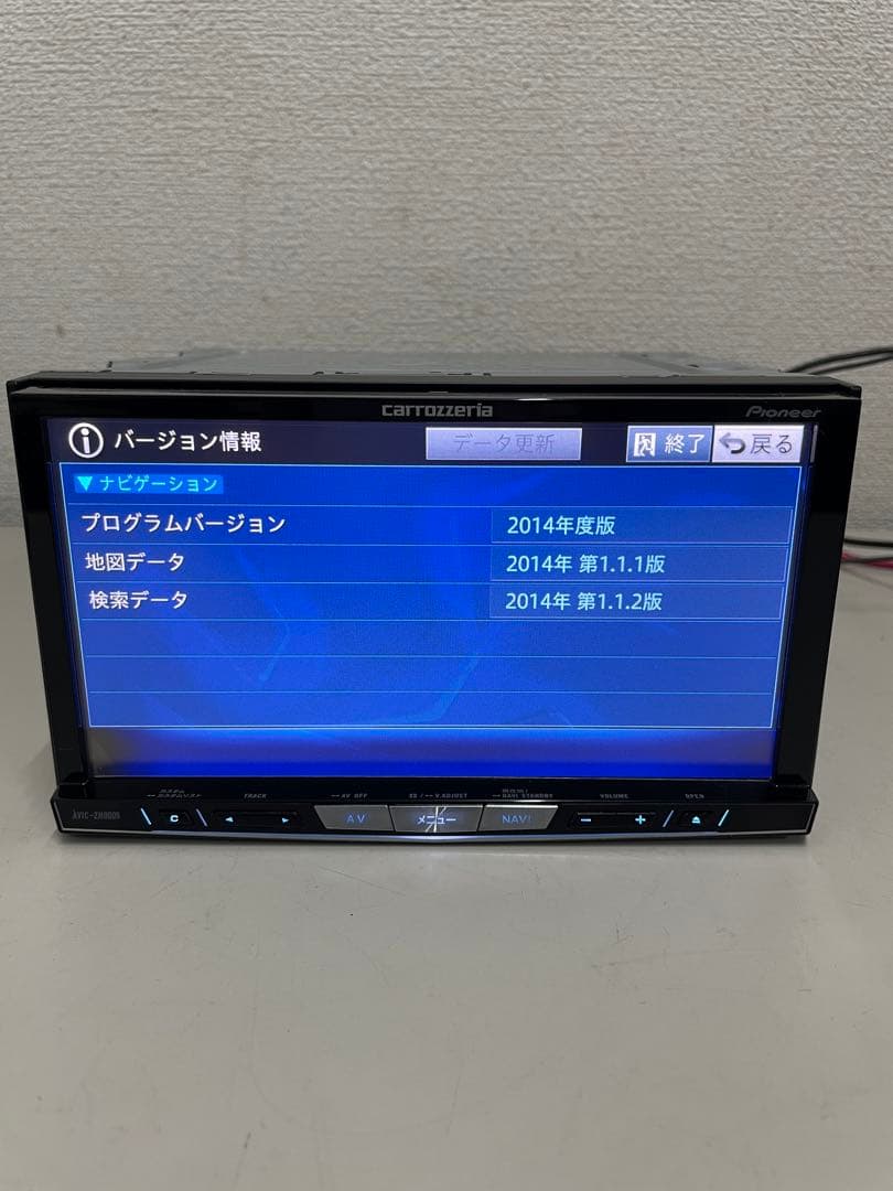 カロッツェリア◇AVIC-ZH0009HUD◇フルセグ/CD/DVD/BT/MS