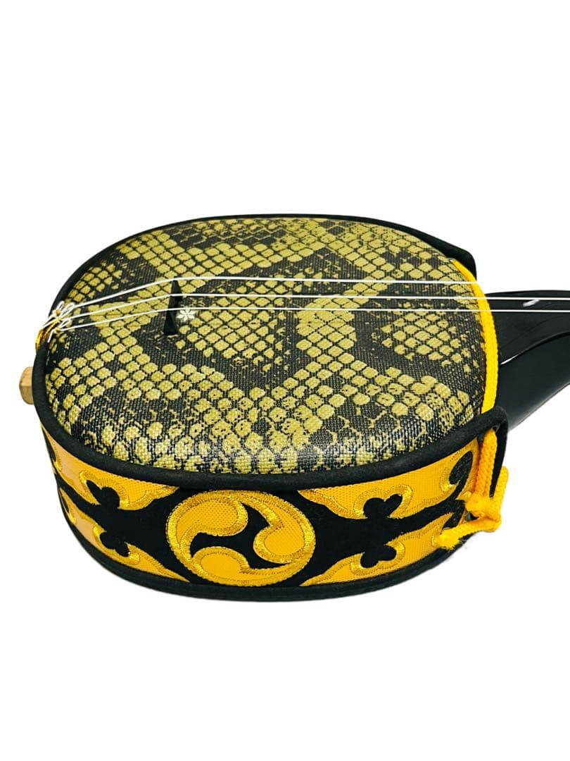 沖縄三線 人工蛇皮 ハードケース付き