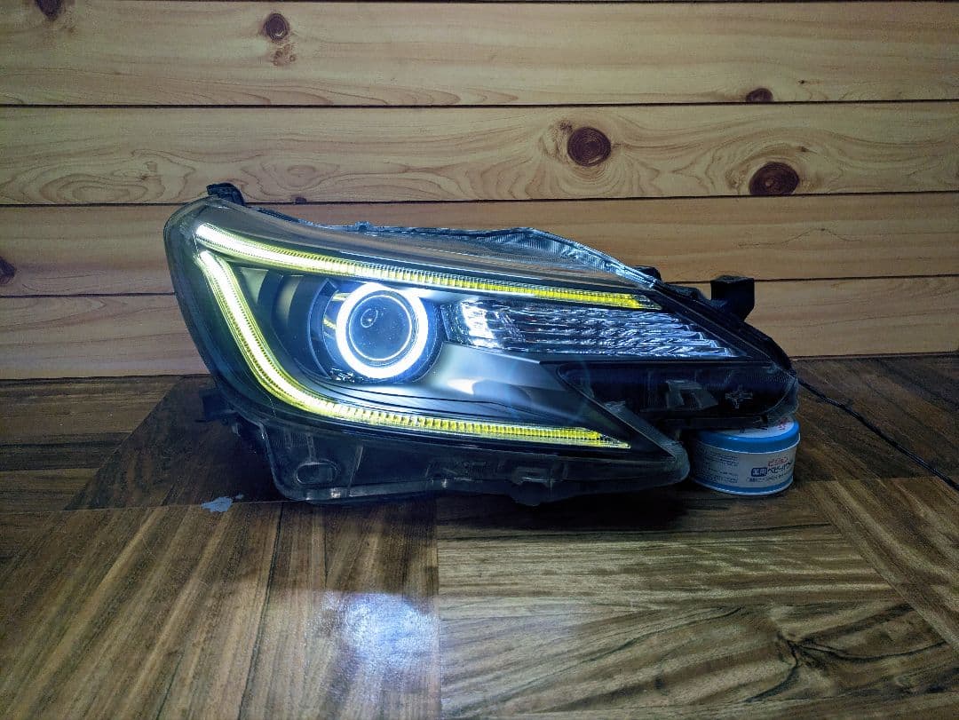 130系 マークX イカリング ヘッドライト 中期 後期 インナーブラック