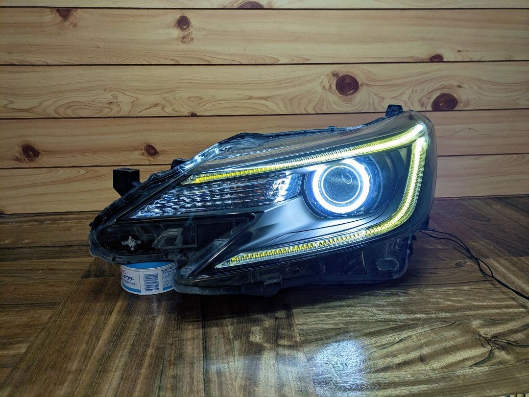 130系 マークX イカリング ヘッドライト 中期 後期 インナーブラック