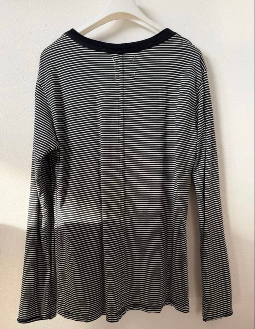 あおば着用　タカヒロミヤシタ ザ ソロイスト ボーダーTシャツ