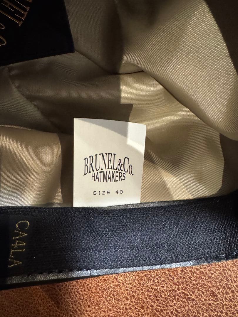 klootch BRUNEL&Co. HATMAKERS レザーキャスケット40