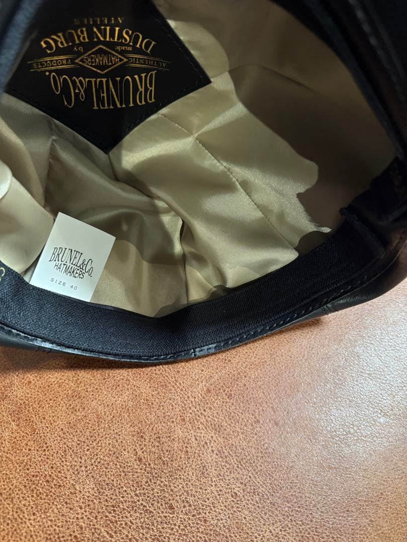 klootch BRUNEL&Co. HATMAKERS レザーキャスケット40